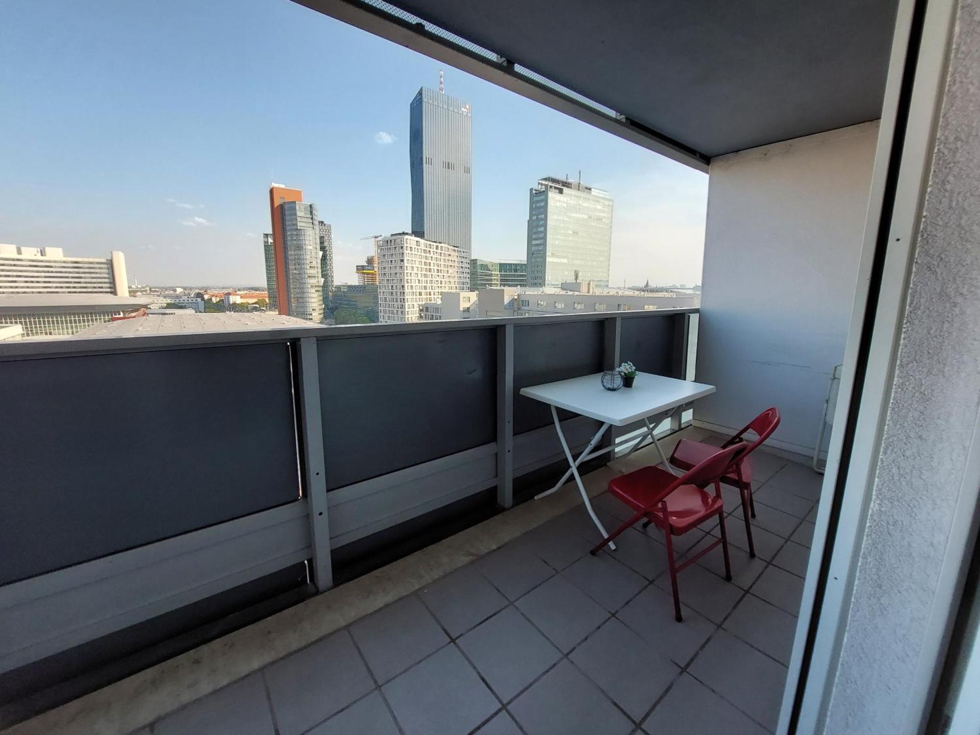 Tower Apartment With Private Terrace Next To Uno Wien Ngoại thất bức ảnh